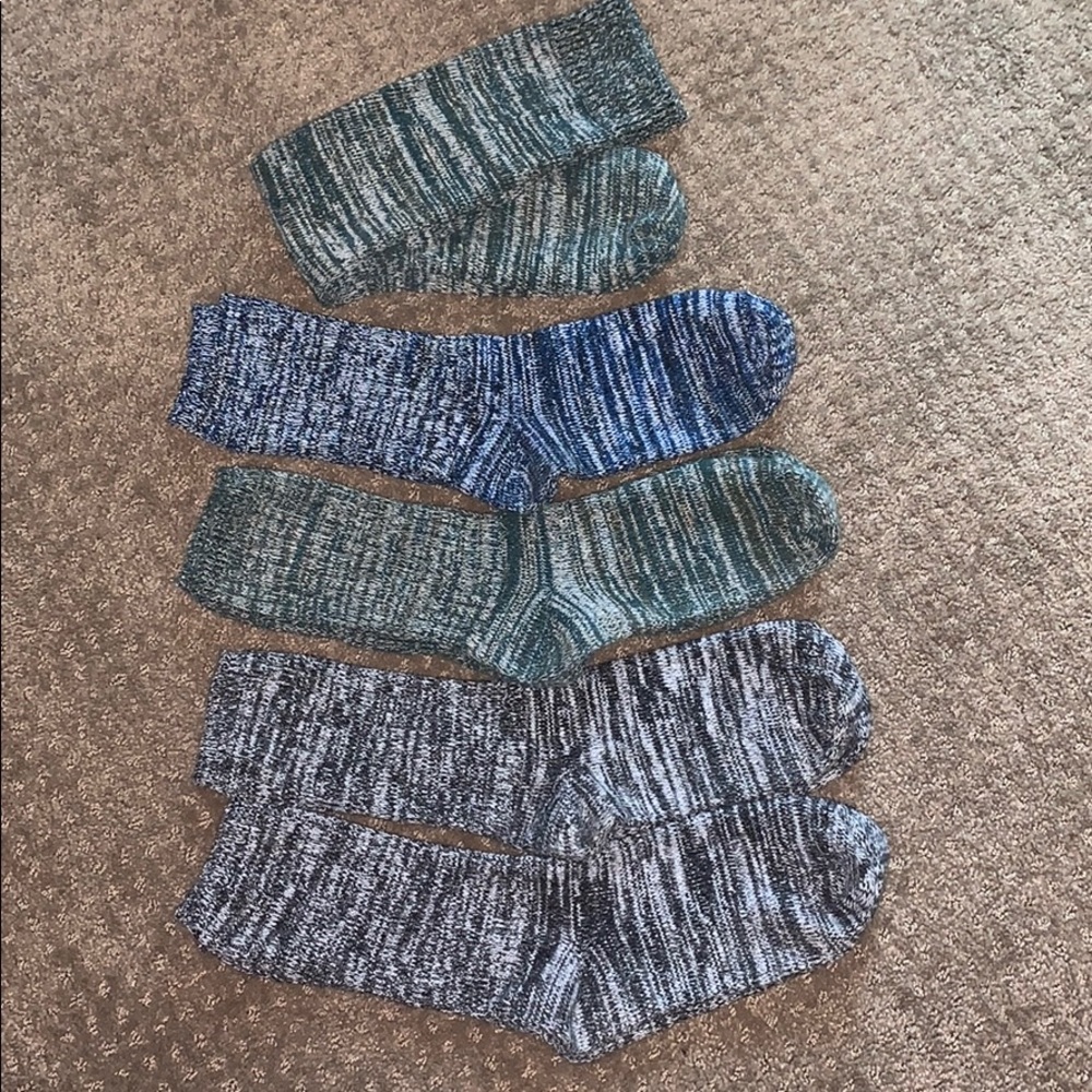 5 Pairs American Trench Random Plait Socks